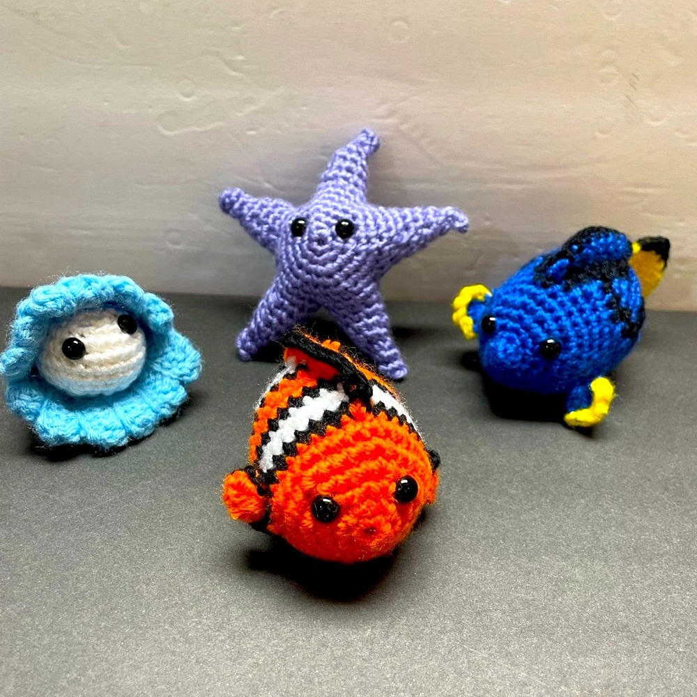 Sea Creatures - Crocheted